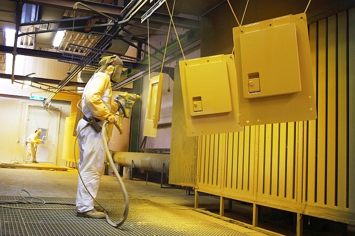 Industriefotografie Maschinenbau Lackierung Karosserieteile